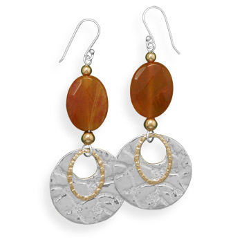 SKU 21927 - a Agate earrings Jewelry Design image