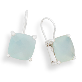 SKU 21929 - a Chalcedony earrings Jewelry Design image