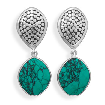 SKU 21934 - a Turquoise earrings Jewelry Design image