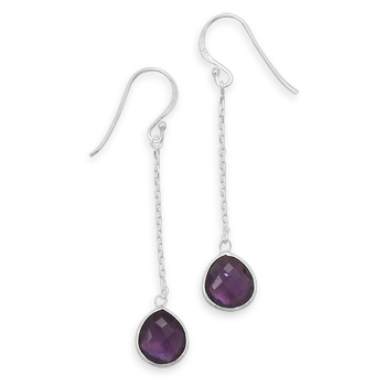 SKU 21937 - a Amethyst earrings Jewelry Design image