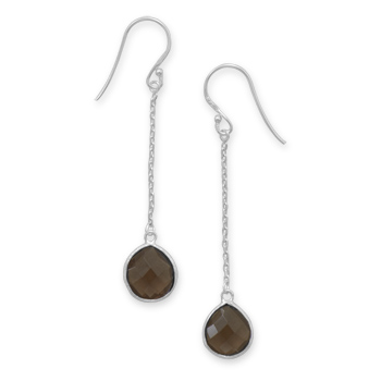 SKU 21938 - a Smoky Quartz earrings Jewelry Design image