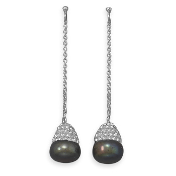 SKU 21949 - a Pearl earrings Jewelry Design image