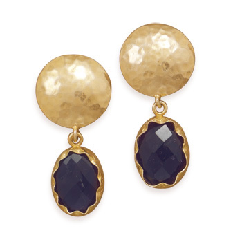 SKU 21951 - a Amethyst earrings Jewelry Design image