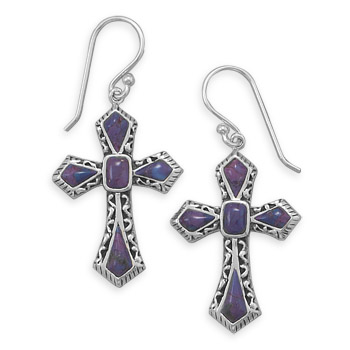 SKU 21961 - a Turquoise earrings Jewelry Design image