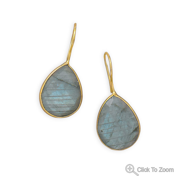 SKU 21964 - a Labradorite earrings Jewelry Design image