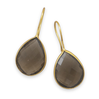 SKU 21965 - a Smoky Quartz earrings Jewelry Design image