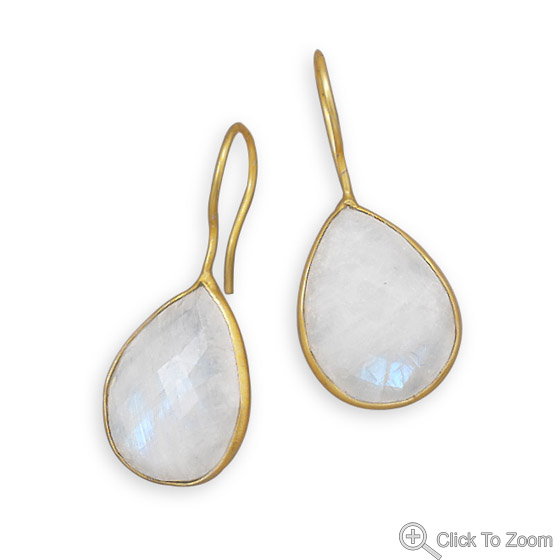SKU 21968 - a Moonstone earrings Jewelry Design image