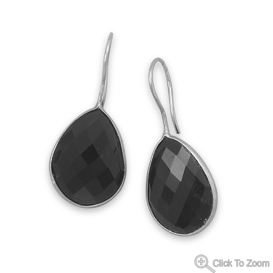 SKU 21969 - a Onyx earrings Jewelry Design image