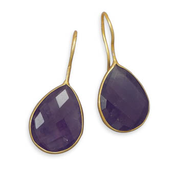 SKU 21971 - a Amethyst earrings Jewelry Design image
