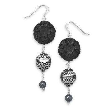 SKU 21977 - a Multi-stone earrings Jewelry Design image