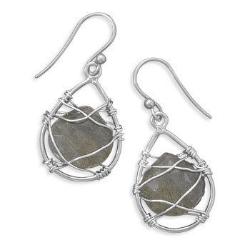SKU 21978 - a Labradorite earrings Jewelry Design image