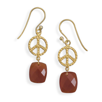 SKU 21982 - a Carnelian earrings Jewelry Design image