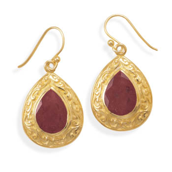 SKU 21989 - a Emerald earrings Jewelry Design image