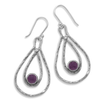 SKU 21993 - a Amethyst earrings Jewelry Design image