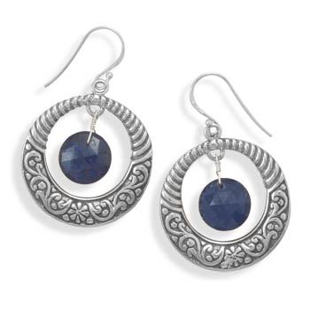SKU 21995 - a Sapphire earrings Jewelry Design image