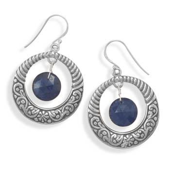 SKU 21995 - a Sapphire earrings Jewelry Design image