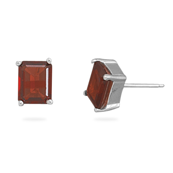 SKU 22001 - a Garnet earrings Jewelry Design image