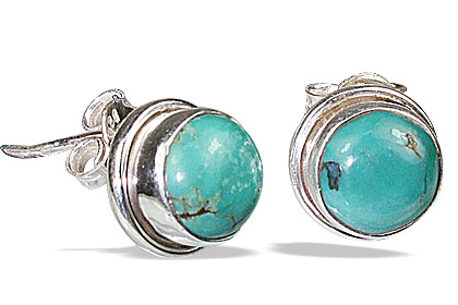 SKU 3002 - a Turquoise Earrings Jewelry Design image