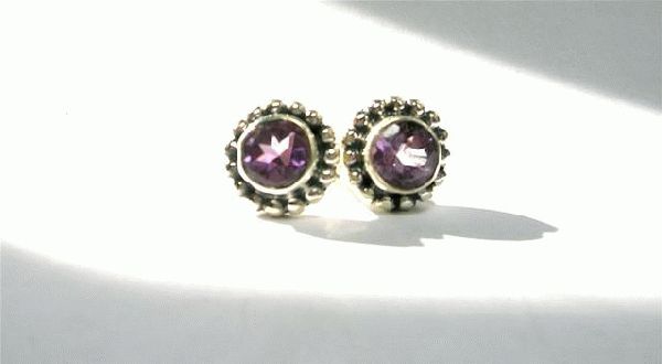 SKU 3087 - a Amethyst Earrings Jewelry Design image