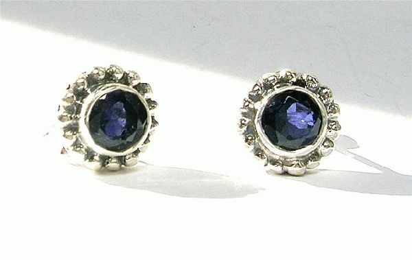 SKU 3090 - a Iolite Earrings Jewelry Design image