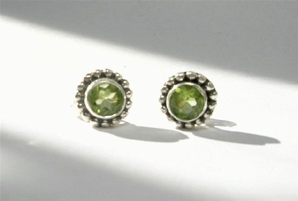 SKU 3091 - a Peridot Earrings Jewelry Design image