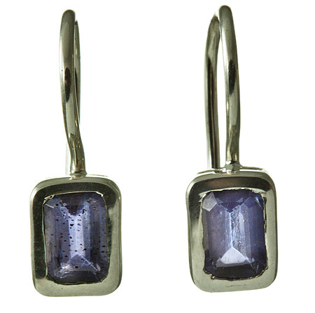 SKU 3104 - a Iolite Earrings Jewelry Design image