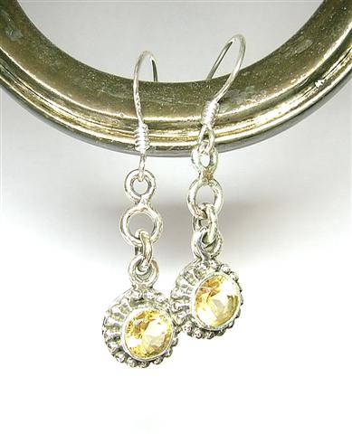 SKU 3106 - a Citrine Earrings Jewelry Design image