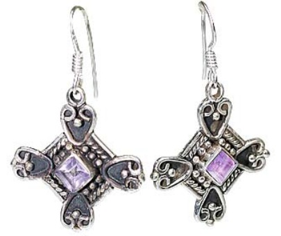 SKU 439 - a Amethyst Earrings Jewelry Design image