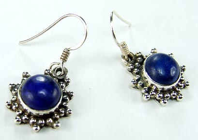 SKU 5063 - a Lapis Lazuli Earrings Jewelry Design image
