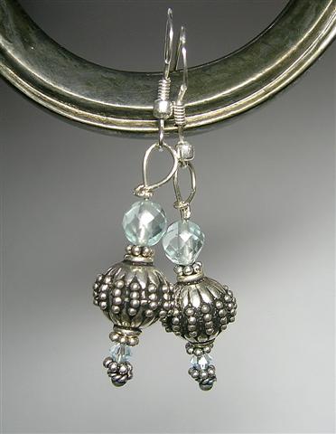 SKU 5211 - a Crystal Earrings Jewelry Design image