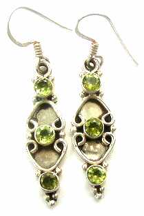 SKU 537 - a Peridot Earrings Jewelry Design image