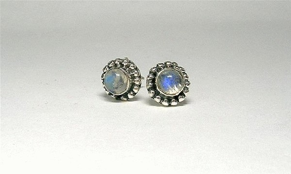 SKU 5389 - a Moonstone Earrings Jewelry Design image