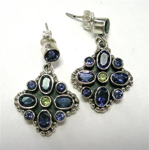 SKU 5392 - a Iolite Earrings Jewelry Design image