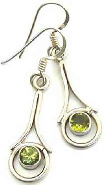 SKU 551 - a Peridot Earrings Jewelry Design image