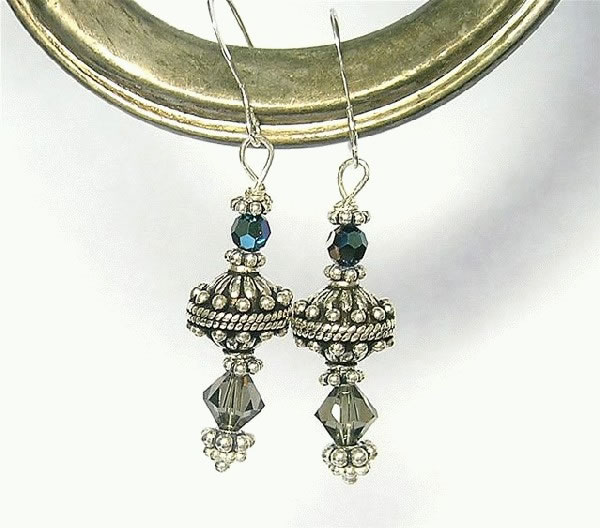 SKU 5611 - a Crystal Earrings Jewelry Design image