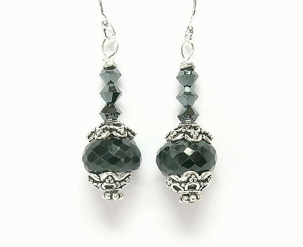 SKU 5637 - a Crystal Earrings Jewelry Design image