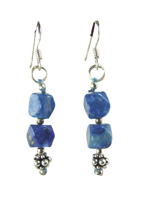 SKU 5995 - a Lapis Lazuli Earrings Jewelry Design image