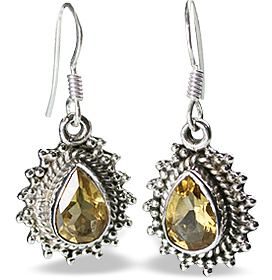 SKU 5996 - a Citrine Earrings Jewelry Design image
