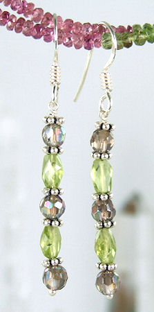 SKU 6013 - a Peridot Earrings Jewelry Design image
