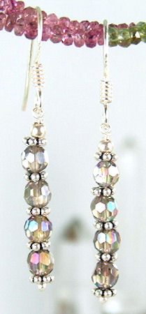 SKU 6014 - a Crystal Earrings Jewelry Design image