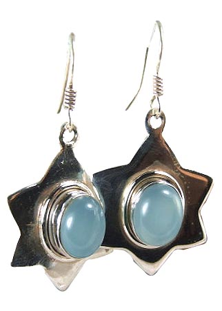 SKU 6017 - a Chalcedony Earrings Jewelry Design image