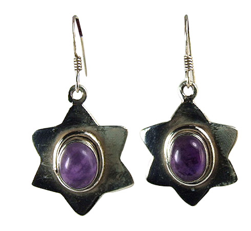 SKU 6025 - a Amethyst Earrings Jewelry Design image