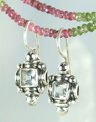 SKU 6029 - a Cubic Zirconia Earrings Jewelry Design image