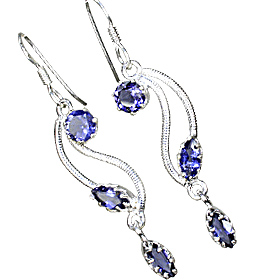 SKU 6297 - a Iolite Earrings Jewelry Design image