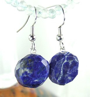 SKU 6302 - a Lapis Lazuli Earrings Jewelry Design image
