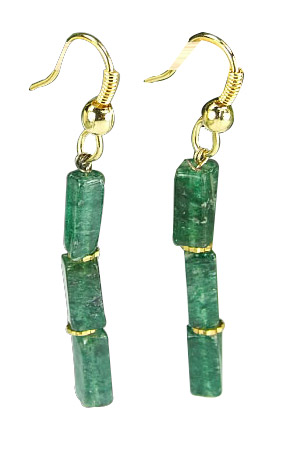 SKU 6331 - a Aventurine Earrings Jewelry Design image