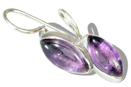 SKU 6333 - a Amethyst Earrings Jewelry Design image