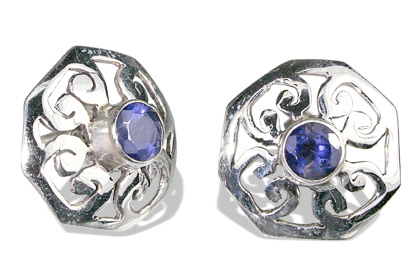 SKU 6336 - a Iolite Earrings Jewelry Design image