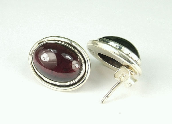 SKU 6337 - a Garnet Earrings Jewelry Design image