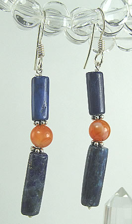 SKU 6349 - a Lapis Lazuli Earrings Jewelry Design image